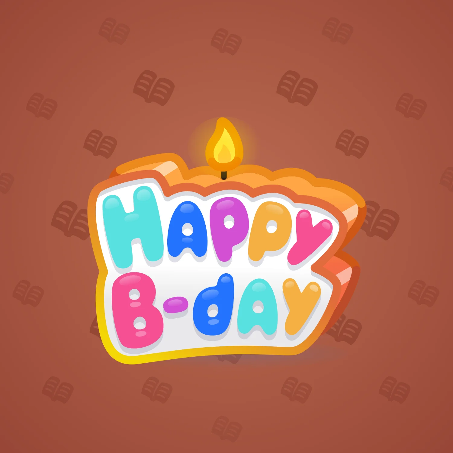 B-Day Candle #206503
