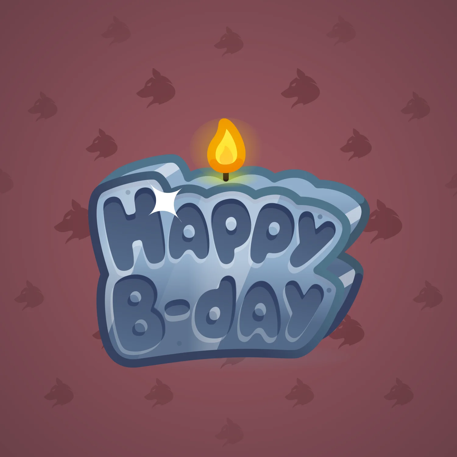 B-Day Candle