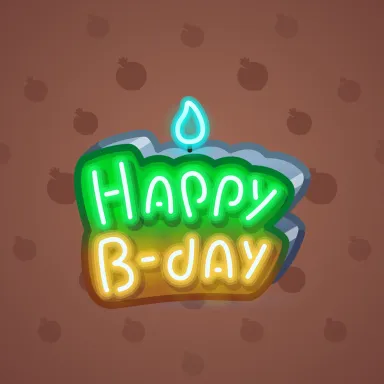 B-Day Candle #208277