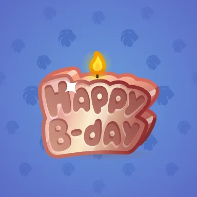 B-Day Candle