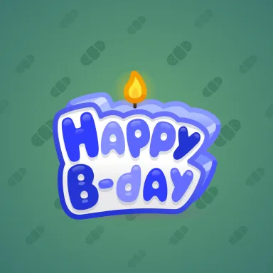 B-Day Candle