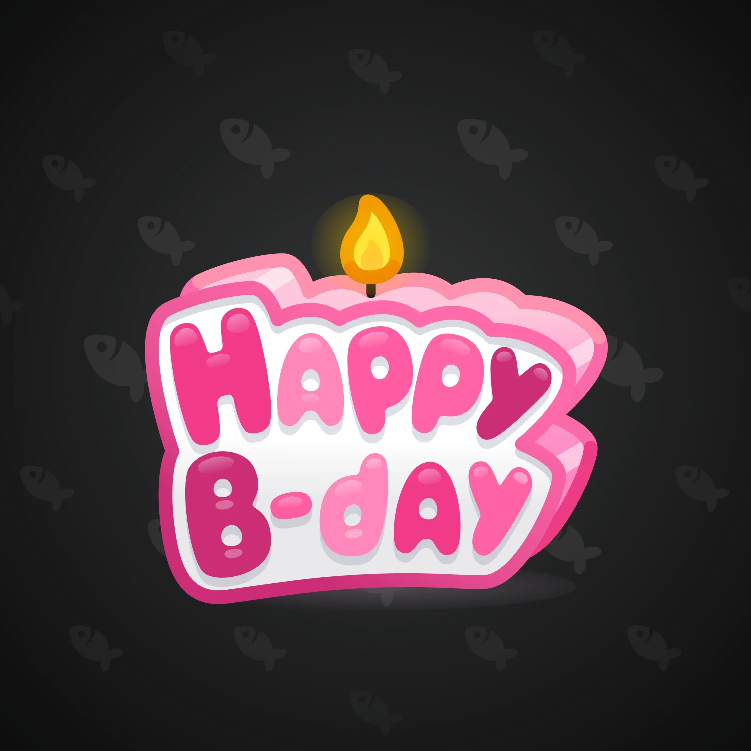 B-Day Candle