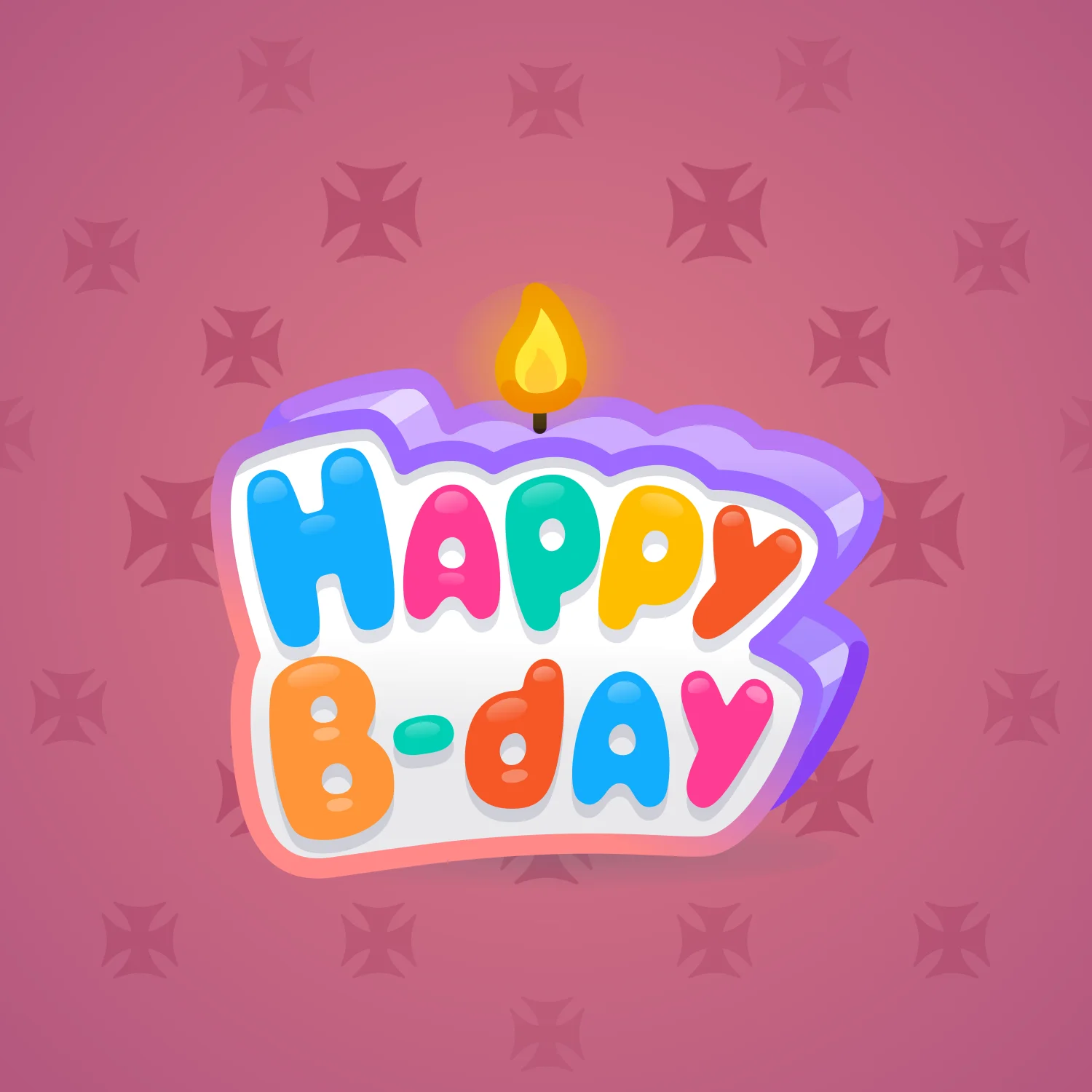 B-Day Candle #209827