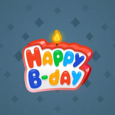 B-Day Candle #211944