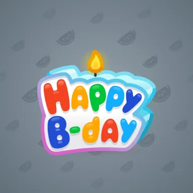B-Day Candle #212073