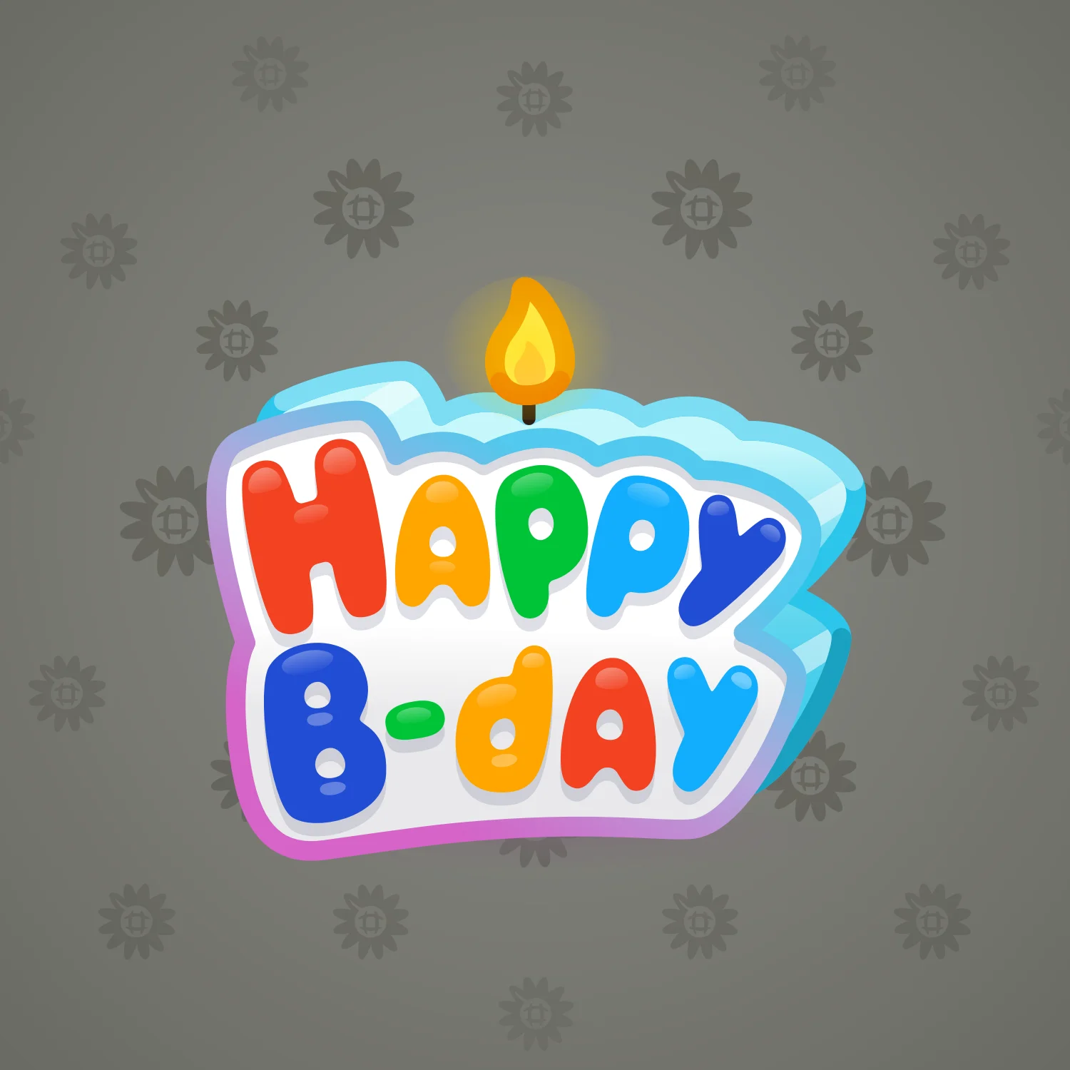B-Day Candle #212978