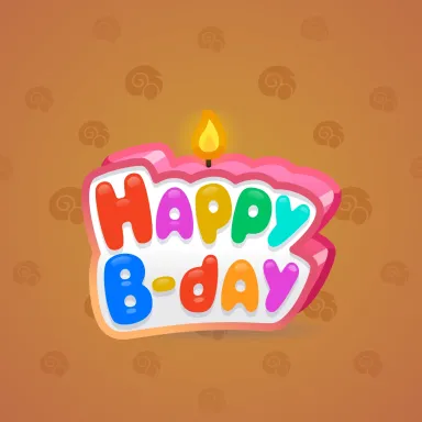 B-Day Candle