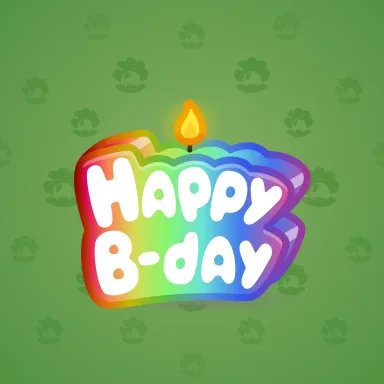 B-Day Candle #213106