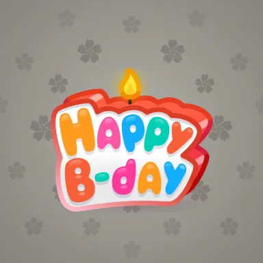 B-Day Candle #214073