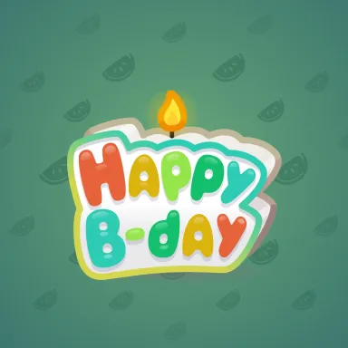 B-Day Candle #214891