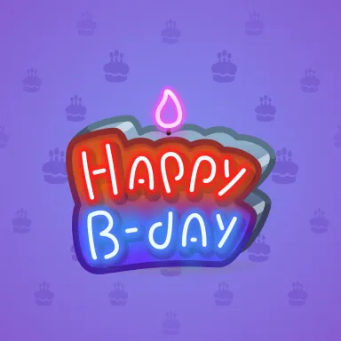 B-Day Candle #215033