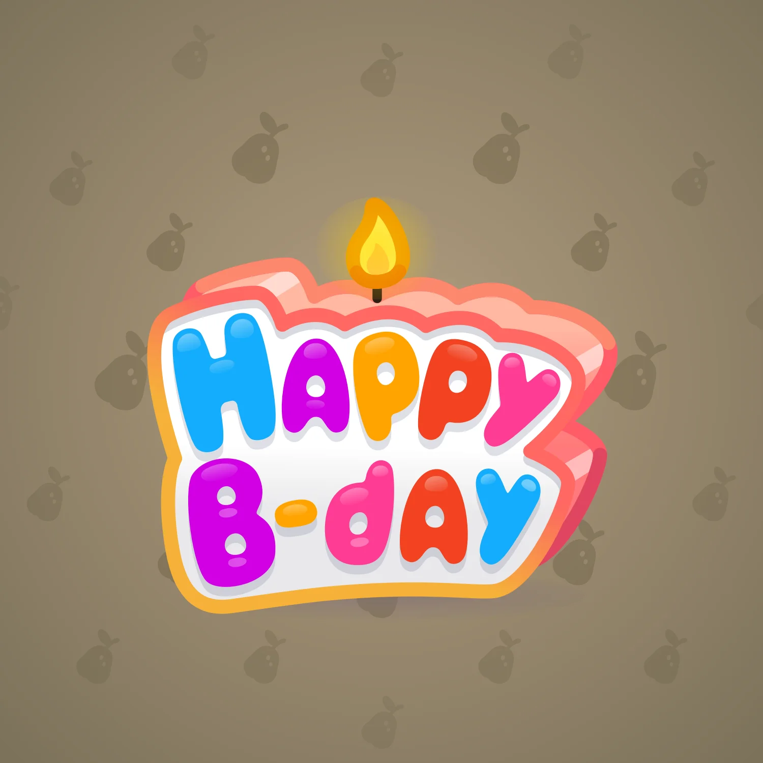 B-Day Candle #215076
