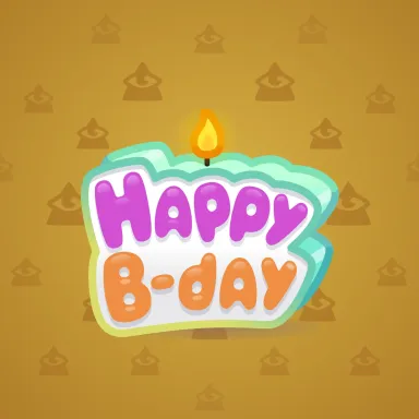 B-Day Candle #215106