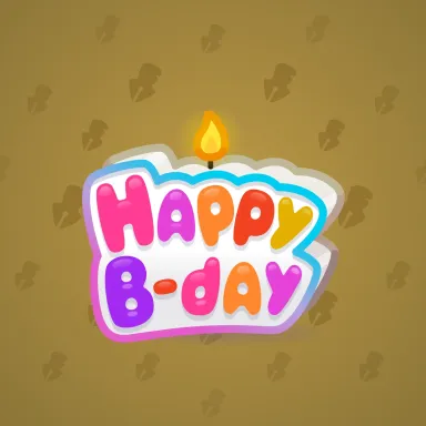 B-Day Candle #215417