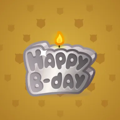 B-Day Candle