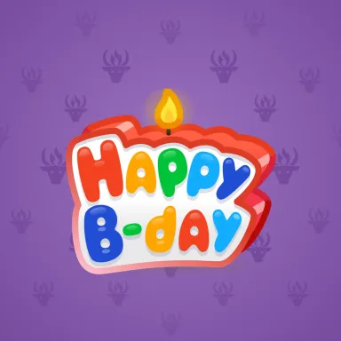 B-Day Candle #216820
