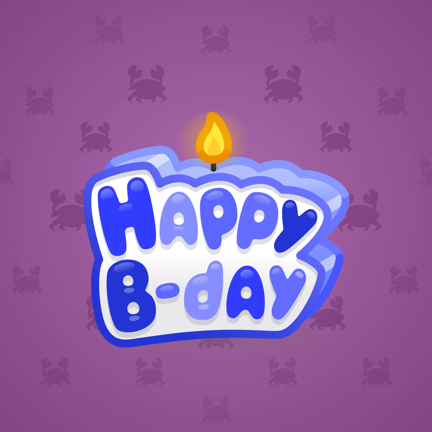 B-Day Candle #216990