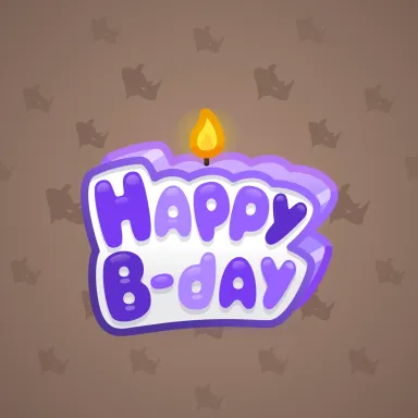 B-Day Candle