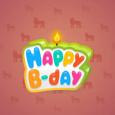 B-Day Candle #220262