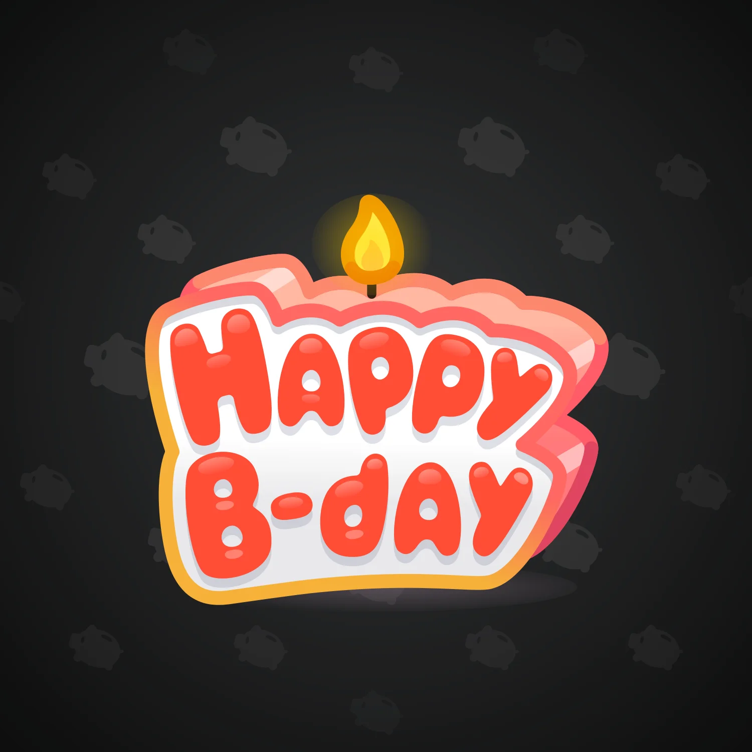 B-Day Candle #222586