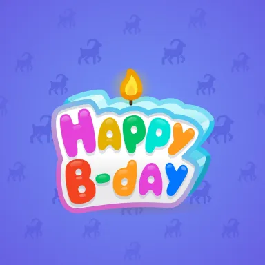 B-Day Candle #223165