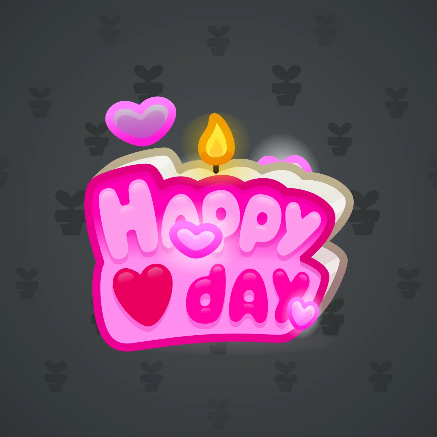 B-Day Candle #223359