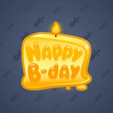 B-Day Candle #223493