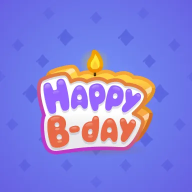 B-Day Candle #224462