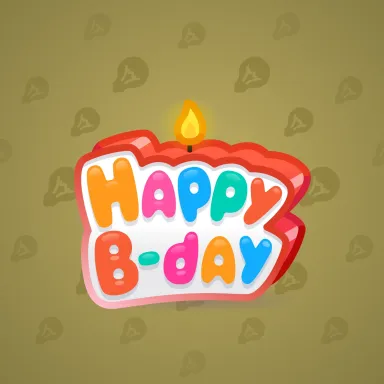 B-Day Candle #224794