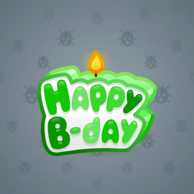 B-Day Candle #22524