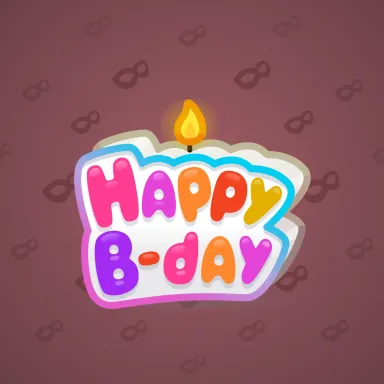 B-Day Candle #225468