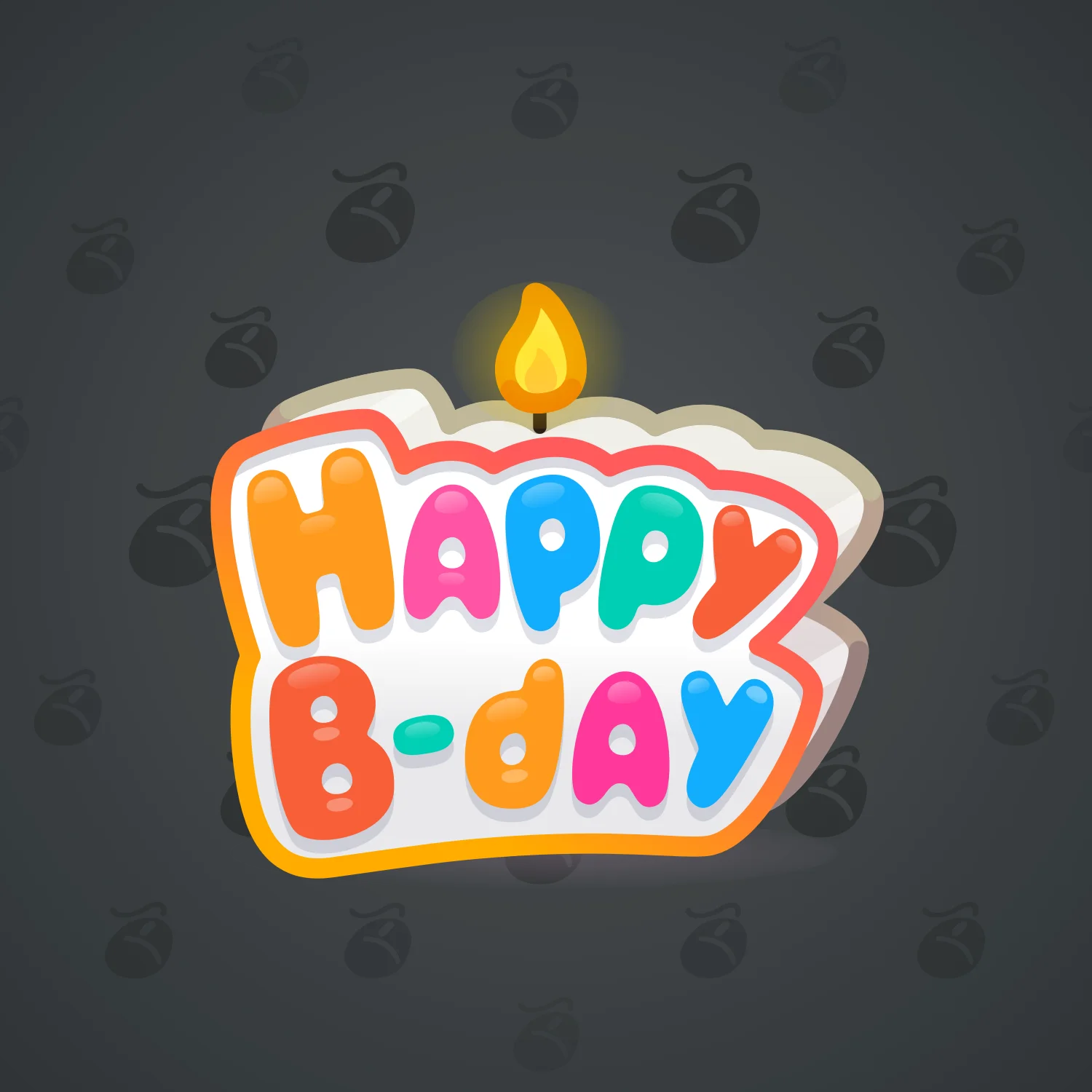 B-Day Candle #227079