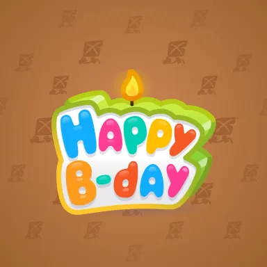 B-Day Candle