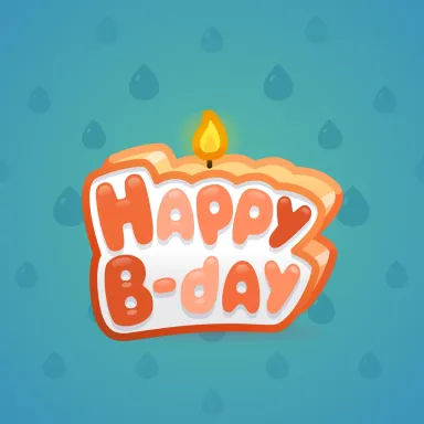 B-Day Candle