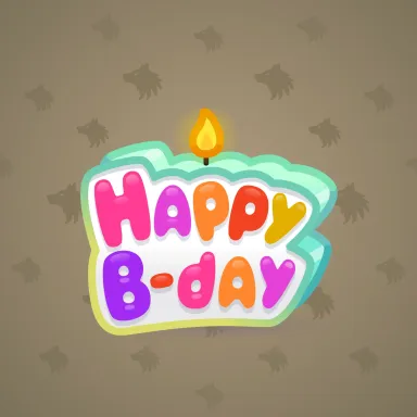 B-Day Candle #229811