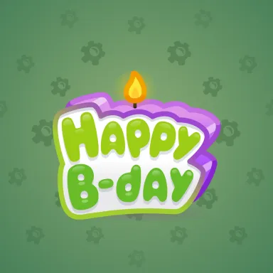 B-Day Candle