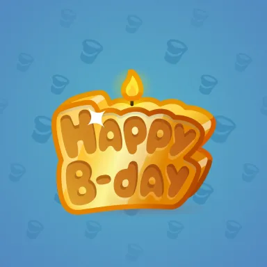 B-Day Candle