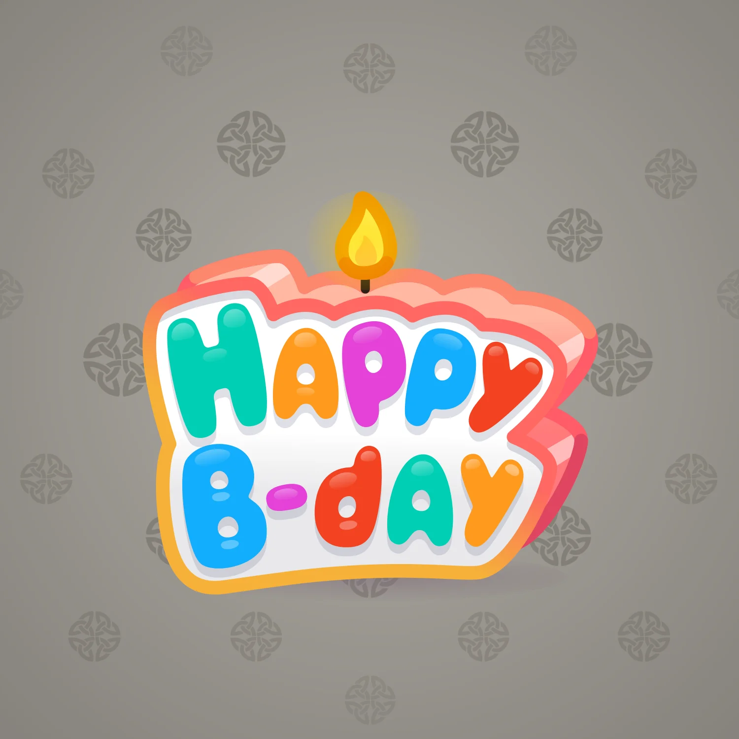 B-Day Candle