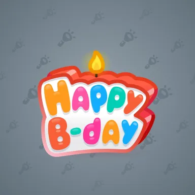 B-Day Candle