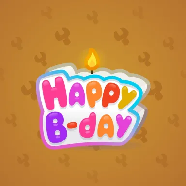 B-Day Candle