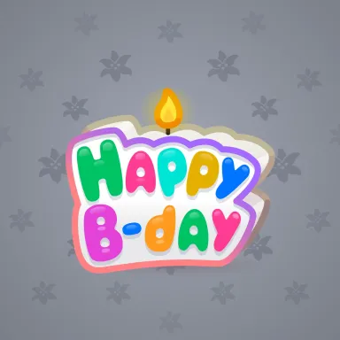 B-Day Candle