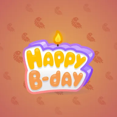 B-Day Candle