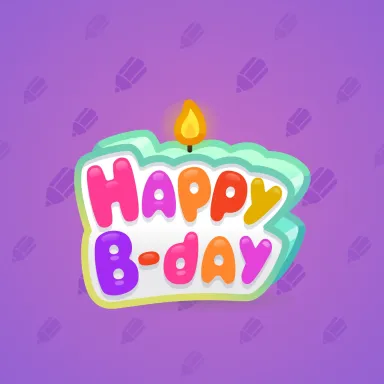 B-Day Candle #237250
