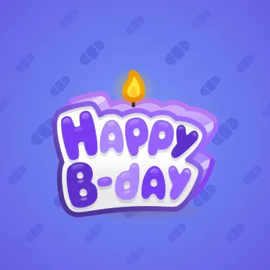 B-Day Candle