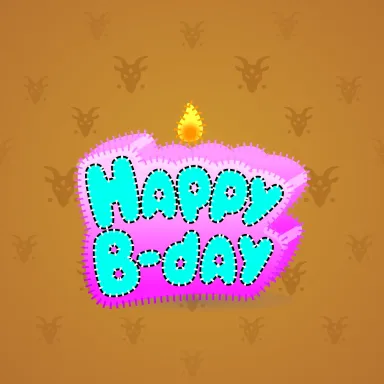 B-Day Candle #240548