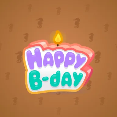 B-Day Candle #240873