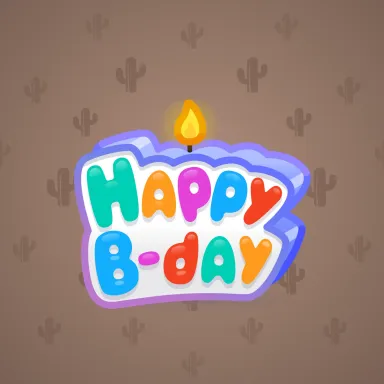 B-Day Candle