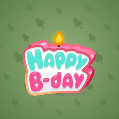 B-Day Candle