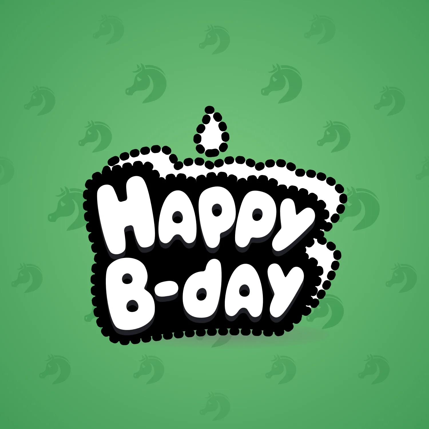 B-Day Candle #24399