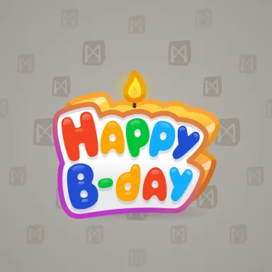 B-Day Candle #247740